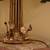 Tiffany Studio 15-Light Gilt Bronze Lily Lamp 3 thumbnail