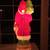 Vintage light-up Blow Mold "Father Christmas" folk art style Santa 4 thumbnail