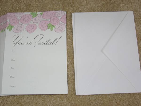 **PARTY WEDDING  ANNIVERSARY  ** INVITATIONS SETS 1