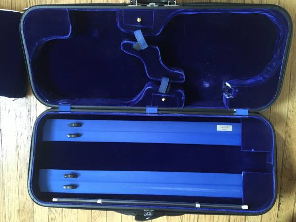 J. Coplan 4/4 DOUBLE Violin Hard Case 1