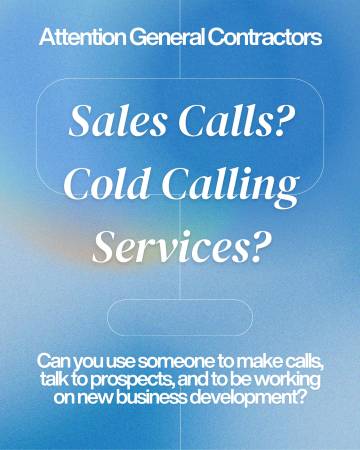 Any Contractors Need Someone To Make Sales Calls? (Los Angeles, Ca)63893601436674120
