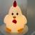 Cute Chicken Squish-able Table Lamp 1 thumbnail