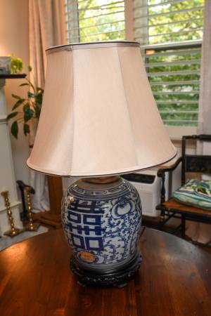 Beige Silk Table Lamp Shade 1