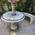 Mexican patio concrete table and benches 1 thumbnail