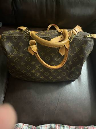 Luois Viutton brown leather large tote bag replica 1