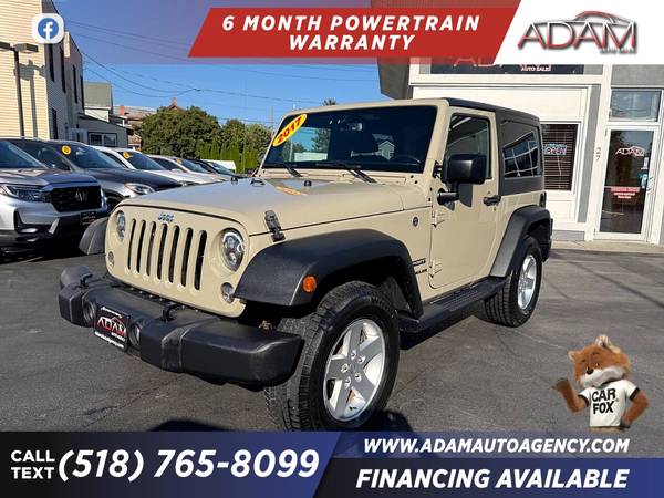 1 $282/mo - 2017 Jeep Wrangler Sport S 4x4 4 x 4 4-x-4 2dr 2 dr 2-dr SUV 1