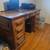 Old wood oak desk 5 thumbnail