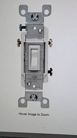 Leviton Standard 15 Amp 3-Way Switch, White-Pack Of 6 1