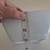 West Elm White Ceramic Square Bowl 6-inches 9 thumbnail