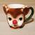 Vintage Antique Lefton Rudolph Christmas Mug 1 thumbnail