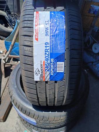 4  New Tires Installed/ 4 Llantas Nuevas Instaladas 245/40/19 Atlander 1