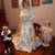 VINTAGE PORCELAIN BRIDE DOLL WITH FLOWER GIRL AND RING BEARER SET 1 thumbnail