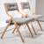 HOMEFUN Folding Chairs with Cushion, Wooden Padded Foldable Chairs 1 thumbnail