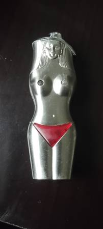 Vintage Unique double flame bikini lighter 1