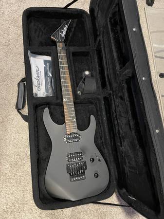 Jackson American Series Virtuoso USA Satin Black 1