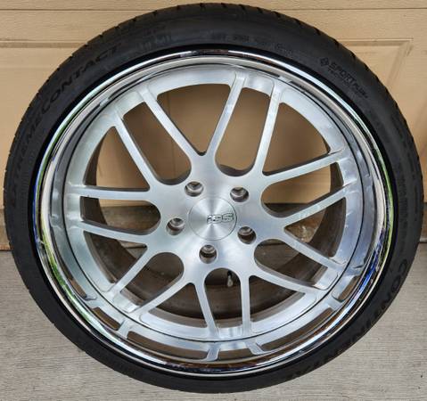 Juego de ruedas forjadas de 3 piezas ISS SPIA de 19" en configuración escalonada + neumáticos - $1.700 (Bellevue)63471357366657124
