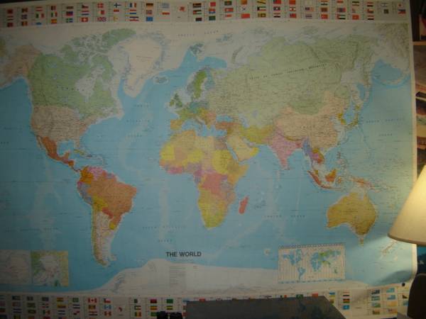 WALL MAP-WORLD   MAP 1