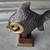 Vintage Bronze or Brass Fish Sculpture on Wooden Base 1980 6 thumbnail