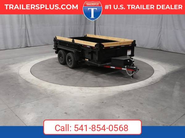 2025 CarryOn 6 X 12 Dump 10K Trailer Black 1