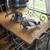 Wine rack of iron and wicker 6 thumbnail