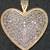 💎 💜 1 Ct. Diamond 14k Yellow Gold HEART PENDANT 💜 💎 1 thumbnail