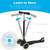 Mini Kick Scooter Toy w/ Colorful Light-Up Wheels, Adjustable T-Bar 6 thumbnail