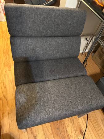 Grey living room chair 1