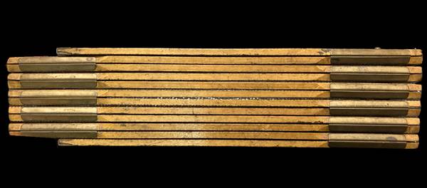Vintage Lufkin Folding Ruler Red End X46 6ft. Clean - $5 (Baldwin)63471463024387123