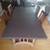 50's solid wood dining room table with 4 Frank Lloyd Wright-type chair 1 thumbnail