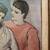 80s - Picasso "the Lovers" canvas reproduction print - framed 4 thumbnail