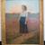 Antique Oil Painting Song of the Lark Signed P Carter After Jules Bret 2 thumbnail