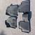 2020 jeep Cherokee rubber OEM floor mats 1 thumbnail
