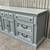 Large Refinished Vintage Gray Dresser / Credenza,  Excellent Conditon 2 thumbnail