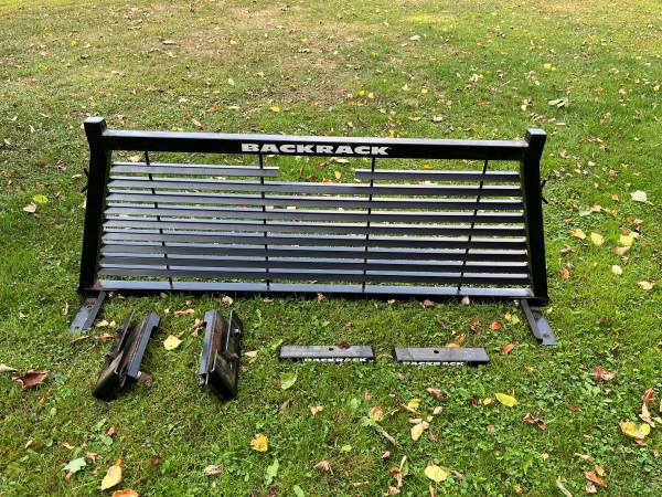 Back Rack with Tonneau Cover Brackets and 1” Risers 1