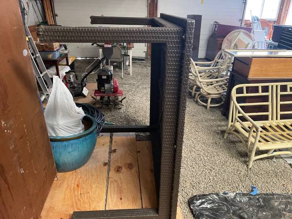 Outdoor table. 5 ft square 1