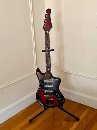 Stadco Soundmaster Teisco Electric Guitar Made in Japan Vintage 1964 1