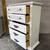 Farmhouse Chest /tall dresser white distressed  (Banner) 2 thumbnail