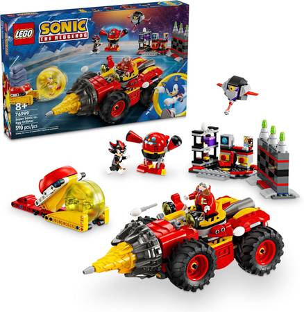 Factory Sealed LEGO Sonic Hedgehog Super Sonic vs. Egg Drillster 76999 1
