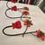 Vintage Ruby Blossom Flowers and Knobs Hanging Wall Hooks 5 thumbnail