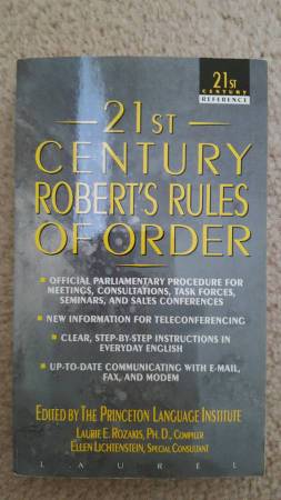21st Century Robert's Rules of Order 1