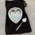 Silver plated Heart shaped serving dish with Matching spoon 1 thumbnail
