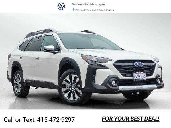 2024 Subaru Outback Touring Sport Utility suv White 1