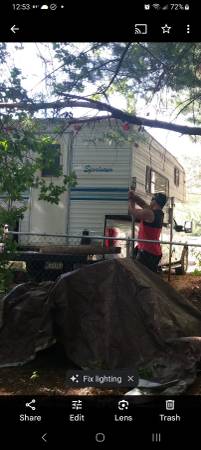 Sportsman sliding truck box camper 1