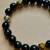 Handmade One of a Kind Onyx & Golden Hematite Stretch Bracelet size 7. 7 thumbnail