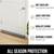 DOOR DRAFT PILLOW HAS TWO MATERIAL HOOKS AT EACH END, HEAVY MEASURES  34X42 FROM 7 thumbnail