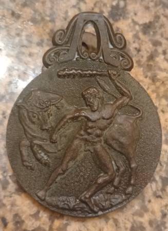 antique Greek paper holder bronze 1
