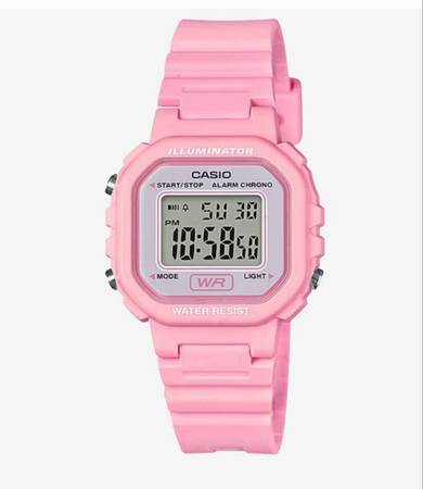 Casio Womens Pink Strap Watch La20wh-4a1 1