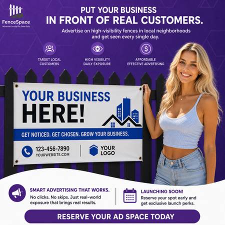 Fence Owners & Business Owners — Local Advertising Opportunity 1