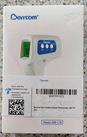 Berrcom Non-Contact Infrared Thermometer (JXB-178) Brand New - $15 (Heyburn)62971057212929122