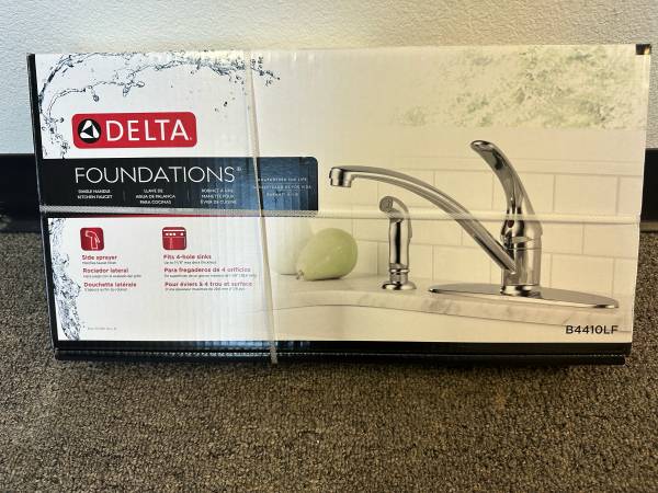 Brand New Delta Foundations B4410LF Kitchen Faucet – Never Installed 1